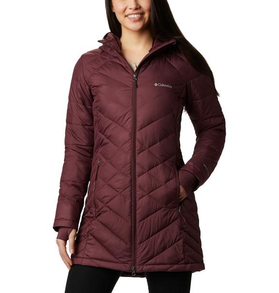 Columbia Heavenly Hooded Jacket Women Red USA (US1856328)